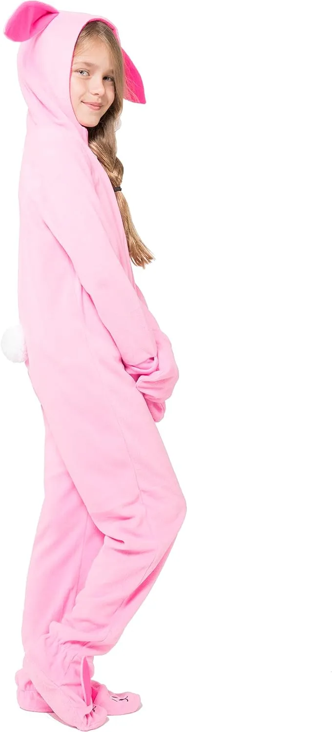 A Christmas Story Kid's One Piece Bunny Sleep Pajama Footed Union Suit Lounge Sleepwear Boys Girls