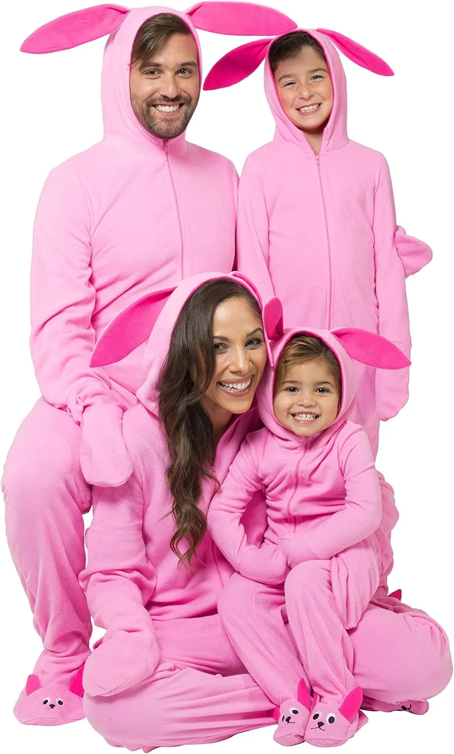 A Christmas Story Kid's One Piece Bunny Sleep Pajama Footed Union Suit Lounge Sleepwear Boys Girls