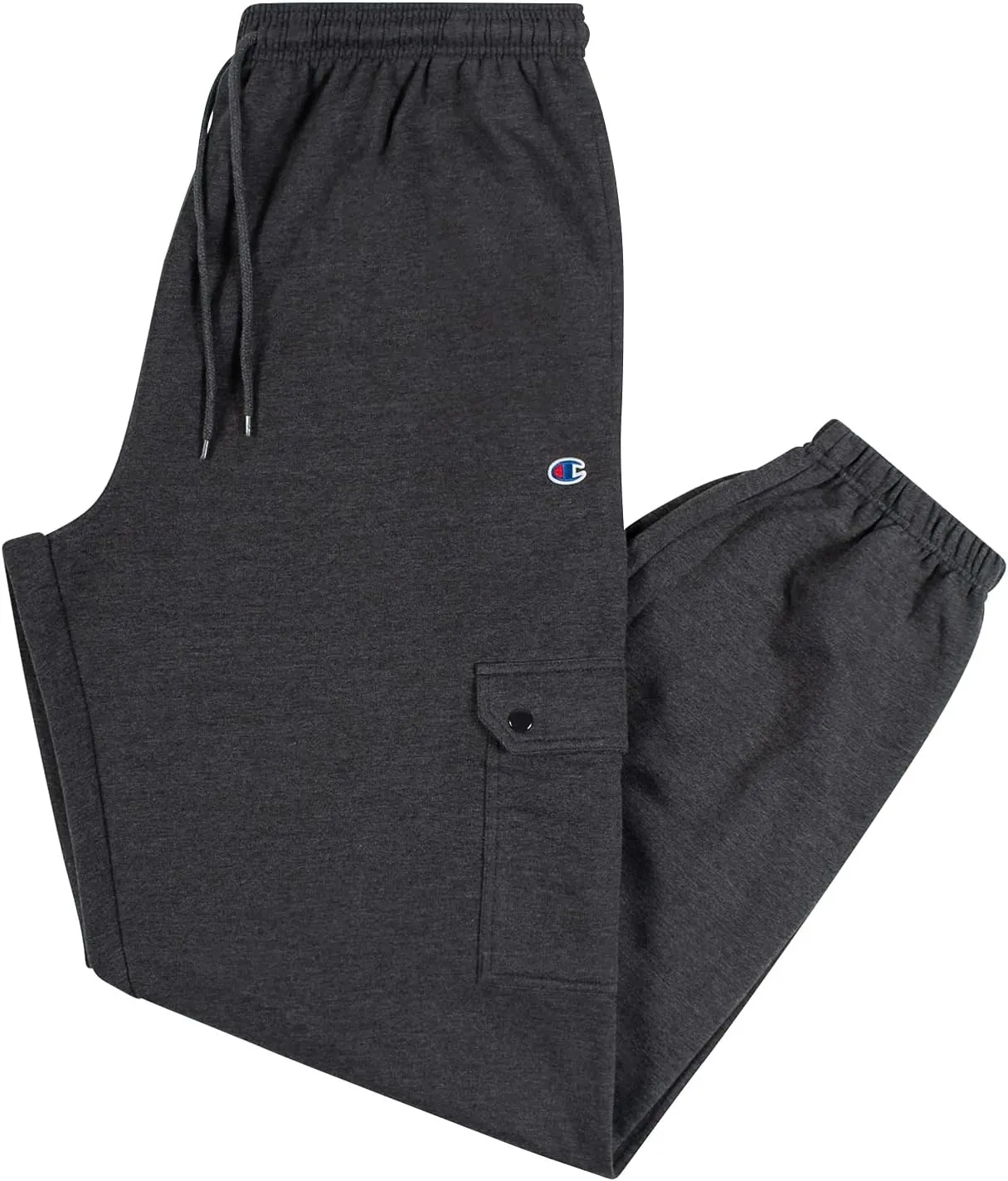 Champion Cargo Sweatpants for Men Big and Tall – Fleece Jogger Sweatpants