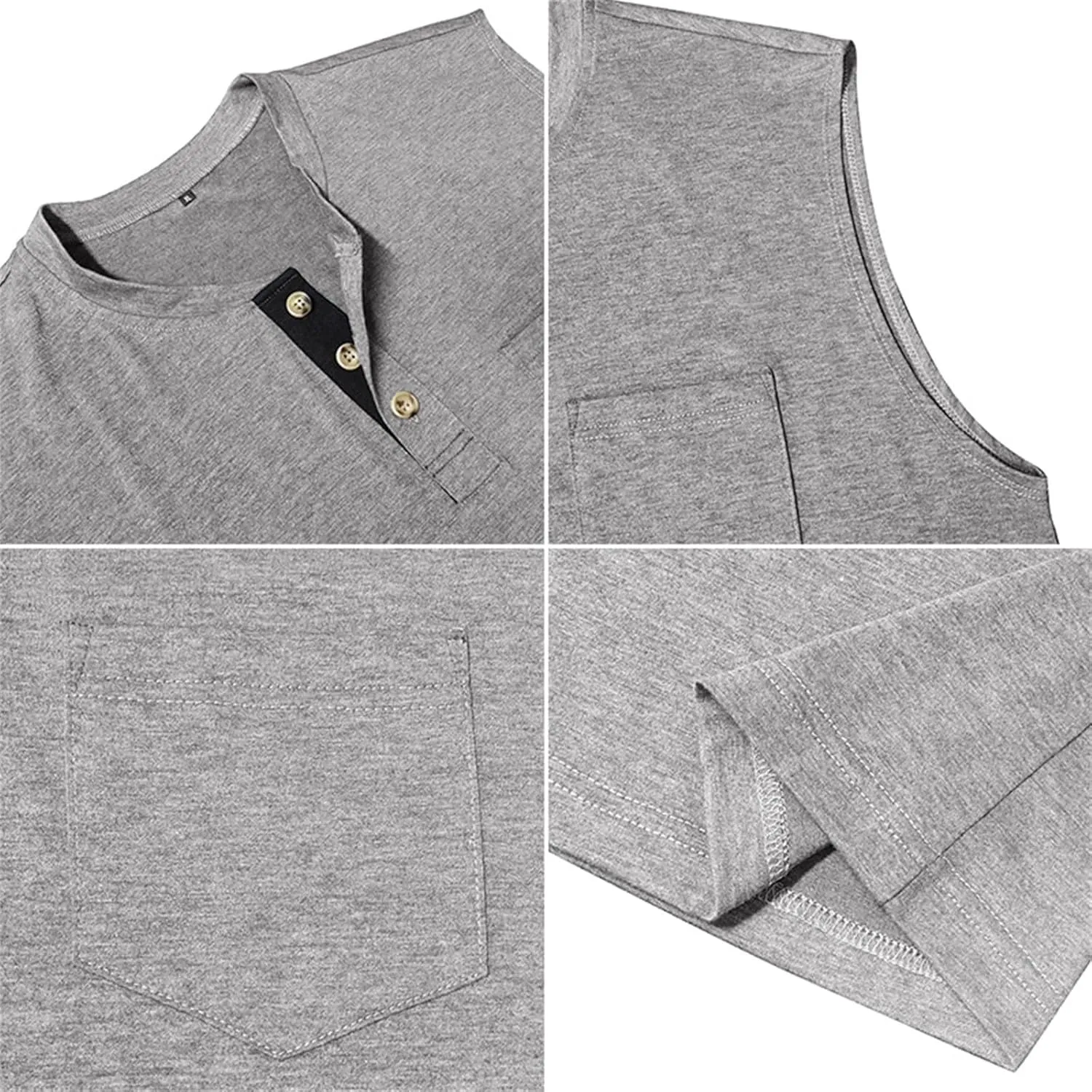 Compression Shirts Mens Trendy V Neck Sleeveless Muscle Cut Shirt Lightweight Quick Dry Athletic Workout Gym Tees