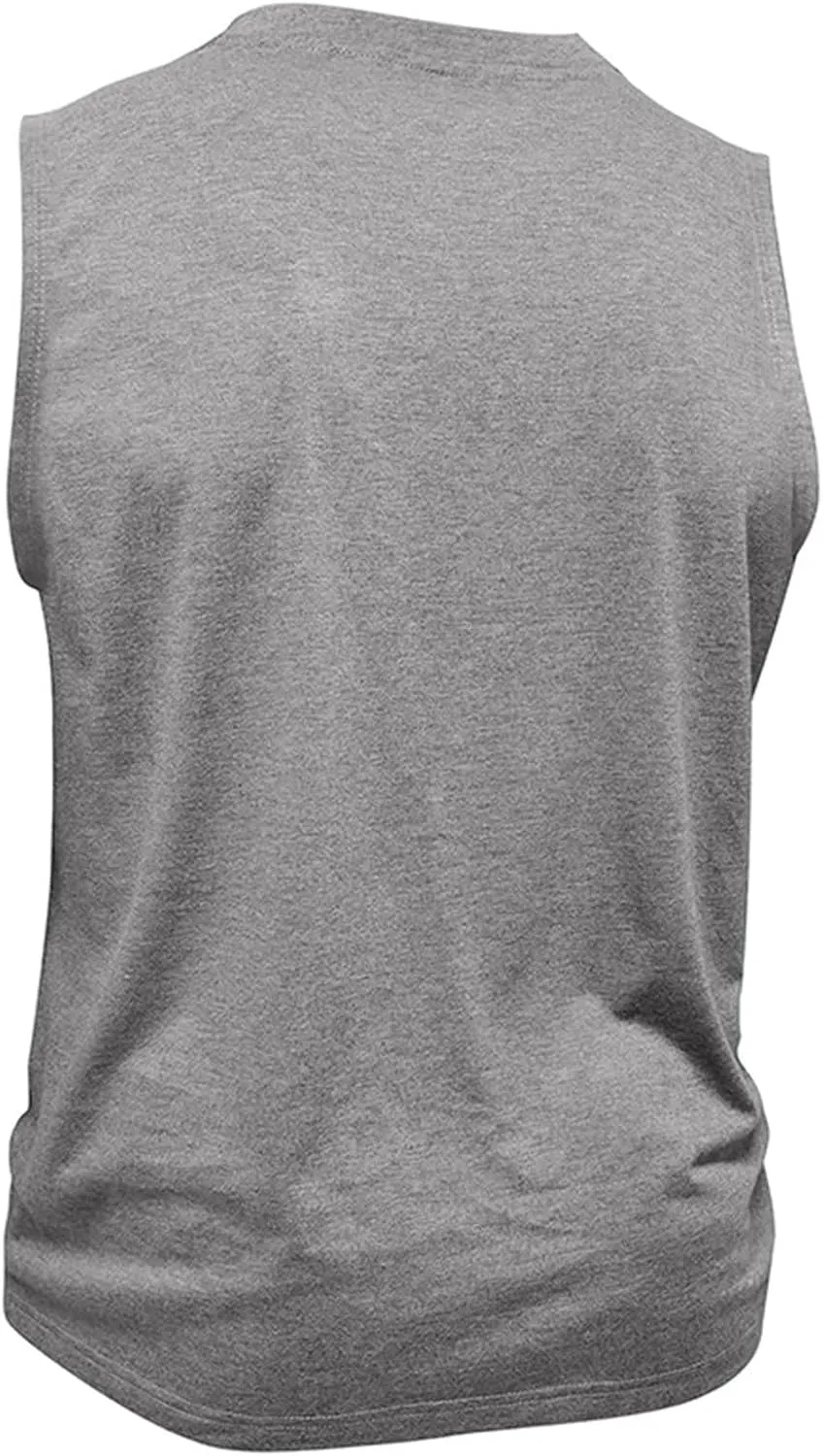 Compression Shirts Mens Trendy V Neck Sleeveless Muscle Cut Shirt Lightweight Quick Dry Athletic Workout Gym Tees