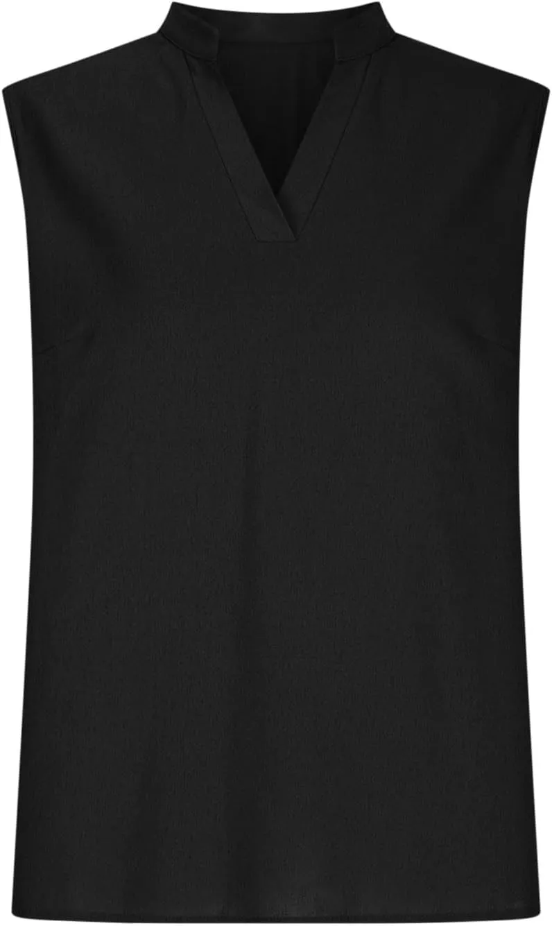 Cotton Linen Tank Tops for Women V Neck Sleeveless T-Shirts Fashion Loose Casual Tunic Summer Basic Blouses for Work