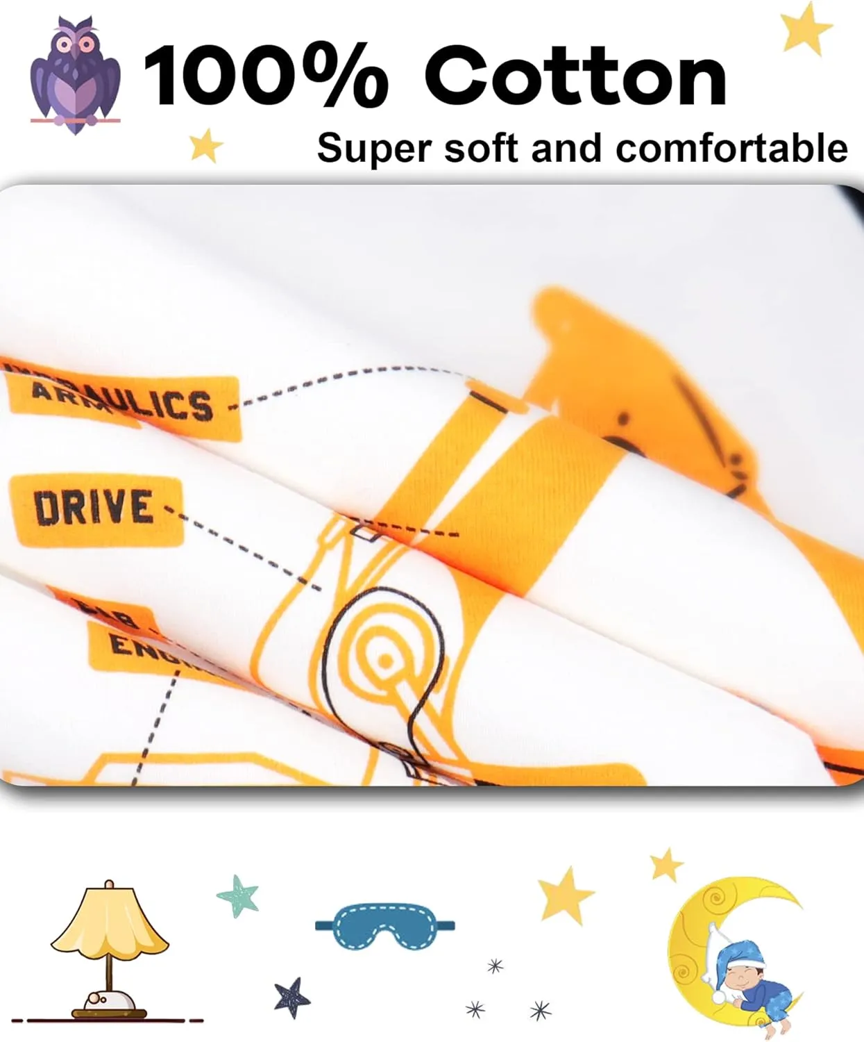 DAUGHTER QUEEN Boys Pajamas 4 Pieces Short Set 100% Cotton Sleepwear Size 18 Months-12 Years