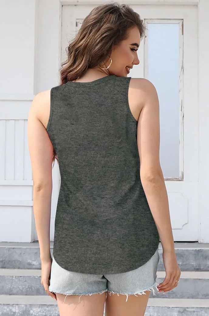 ETCYY Tank Tops for Women Tie-Dyed Workout Yoga Summer Sleeveless Athletic Tops Loose Fit Shirts
