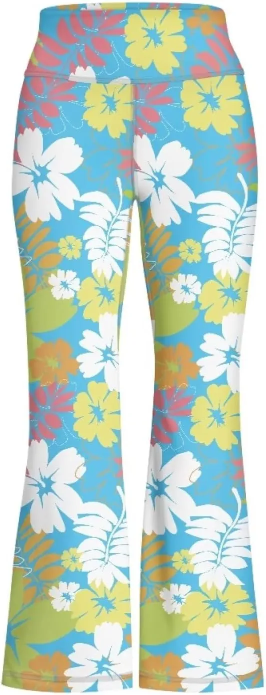 Girl's Flare Leggings Casual High Waist Yoga Pants Bootcut Pants Kids Dance Bell Bottoms Leggings