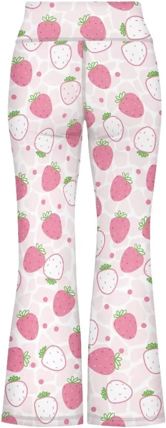Girl's Flare Leggings High Waisted Bootcut Yoga Pants Kids Dance Bell Bottoms Pants Stretchy Sweatpants