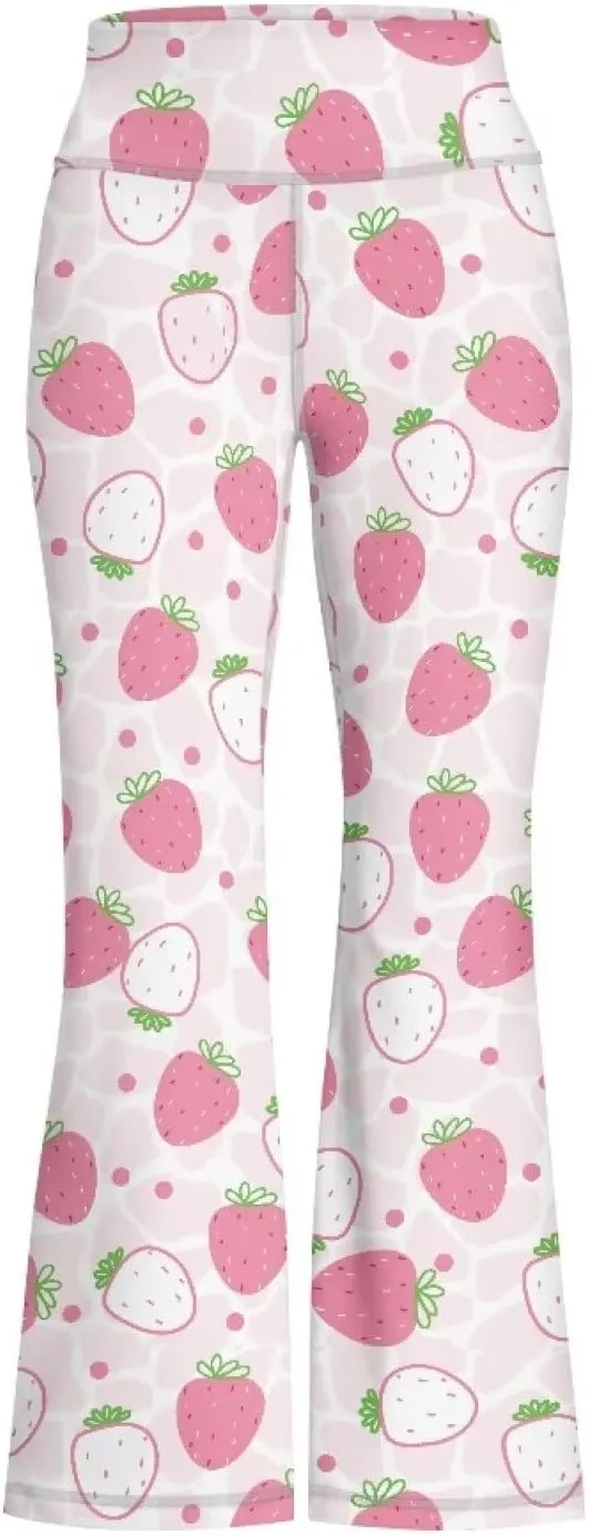 Girl's Flare Leggings High Waisted Bootcut Yoga Pants Kids Dance Bell Bottoms Pants Stretchy Sweatpants