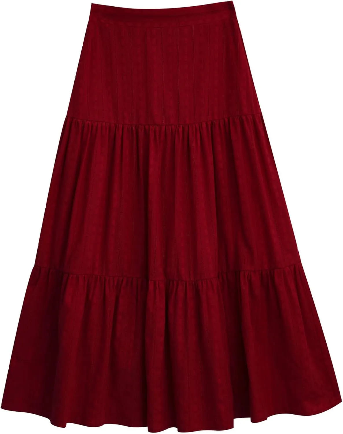 Girls Kids Boho Fancy Maxi Skirts High Waist Ruffled Skirts Summer Swing Long Skirts Modern Dance Costume