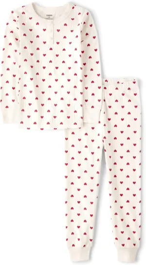 Gymboree Boys' Gymmie Long Sleeve and Pant Cotton 2-Piece Pajama Sleepwear Sets, Big Kid, Toddler