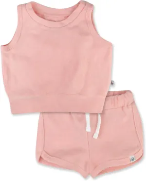 HonestBaby Playwear Outfit Sets Tops and Bottoms 100% Organic Cotton for Baby and Toddler Boys, Unisex