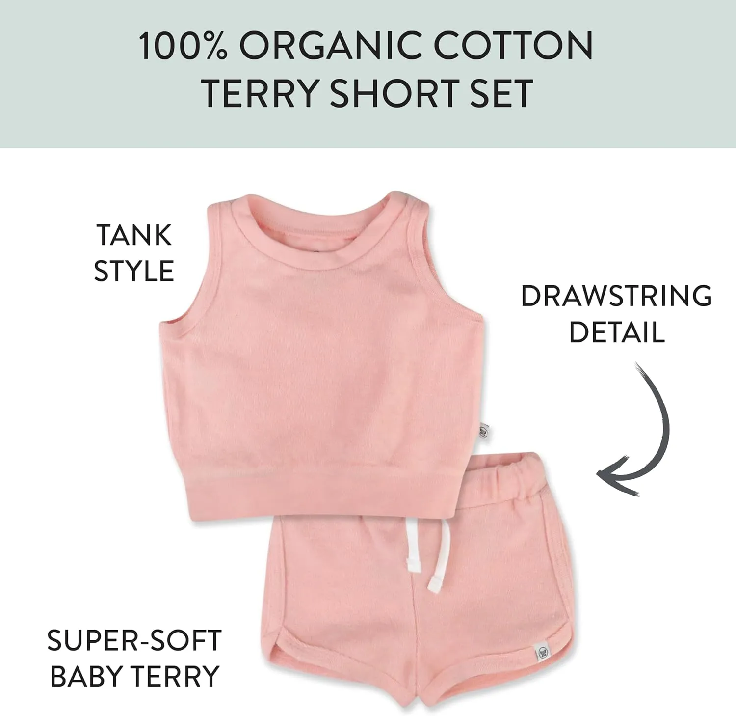 HonestBaby Playwear Outfit Sets Tops and Bottoms 100% Organic Cotton for Baby and Toddler Boys, Unisex