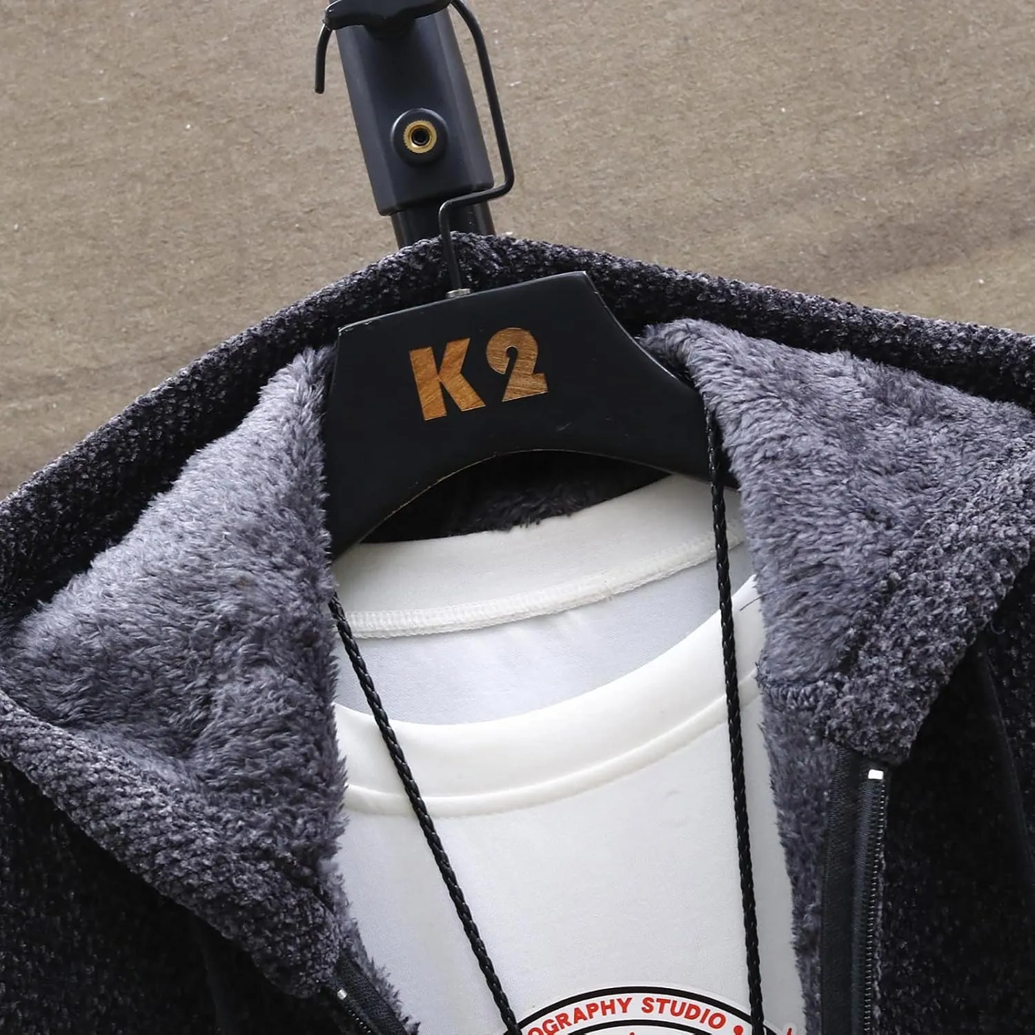 Jackets for Men Fall and Winter Men's Fashion Loose Cardigan Warm Hooded Jacket Sweater Jackets