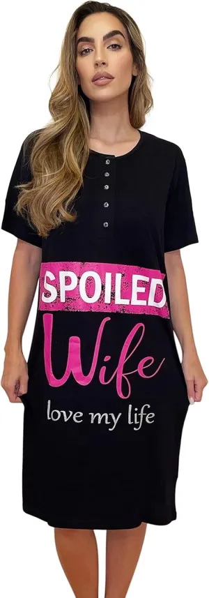 Just Love Short Sleeve Nightgown Sleep Dress for Women