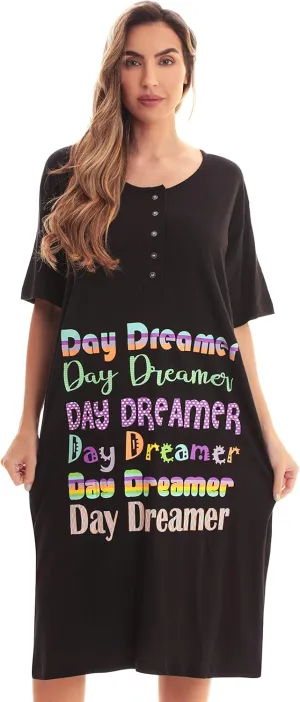 Just Love Short Sleeve Nightgown Sleep Dress for Women