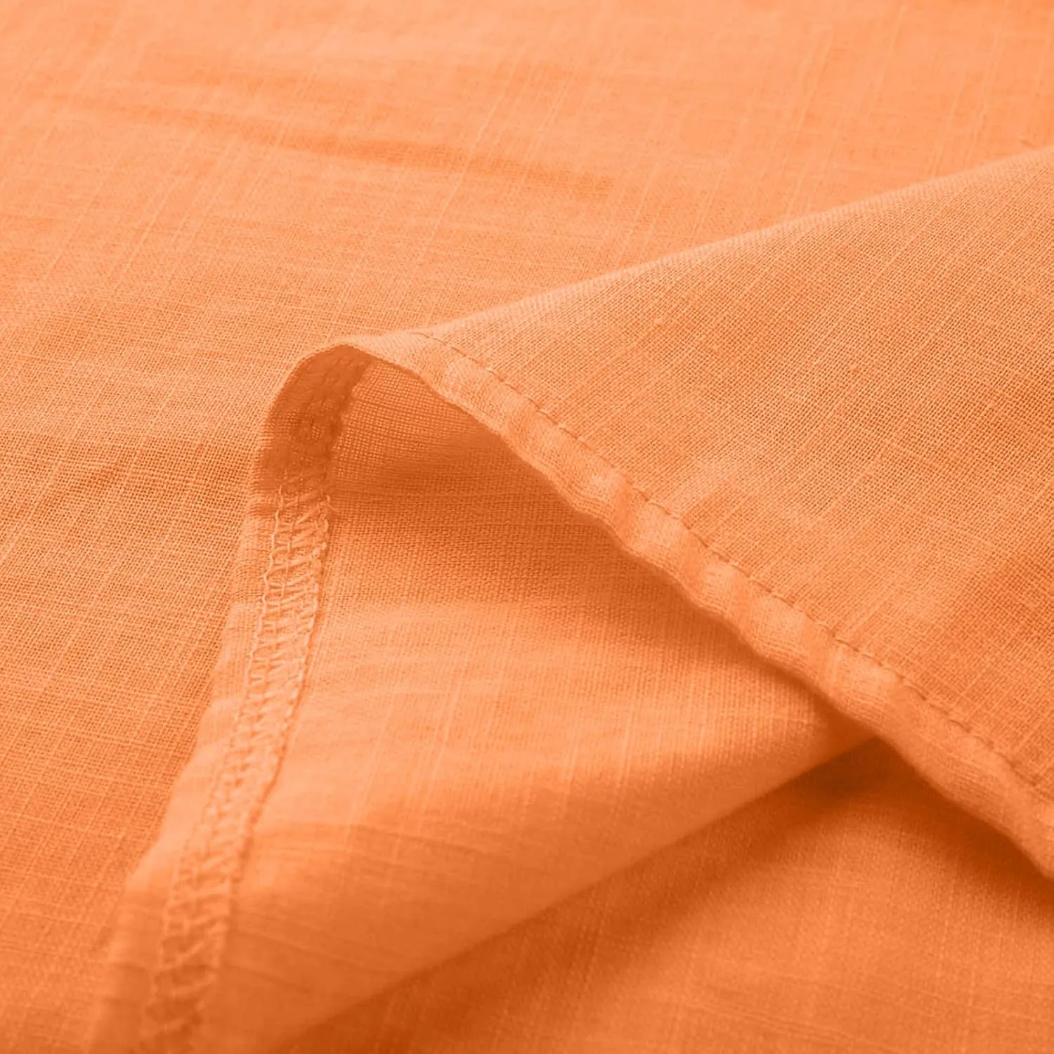 Linen Shirts for Women Plus Size 3/4 Length Sleeve Tops Casual Loose Fit O Neck Split Tunic Tee 2025 Summer Blouse