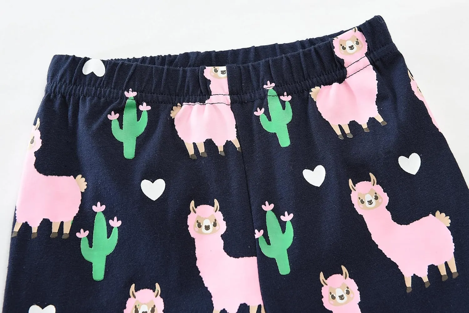 Little Girls Pajamas Cotton Long Sleeve Pjs Set Kids Dinosaur Pajama Baby 2 Pieces Sleepwear Toddler Heart Clothes 2-7T