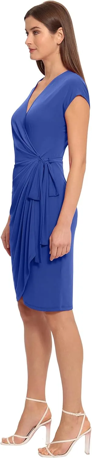 Maggy London Women's Printed Matte Jersey Wrap
