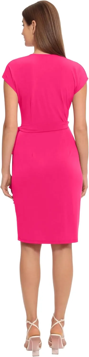 Maggy London Women's Printed Matte Jersey Wrap