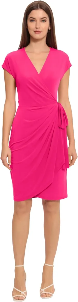 Maggy London Women's Printed Matte Jersey Wrap