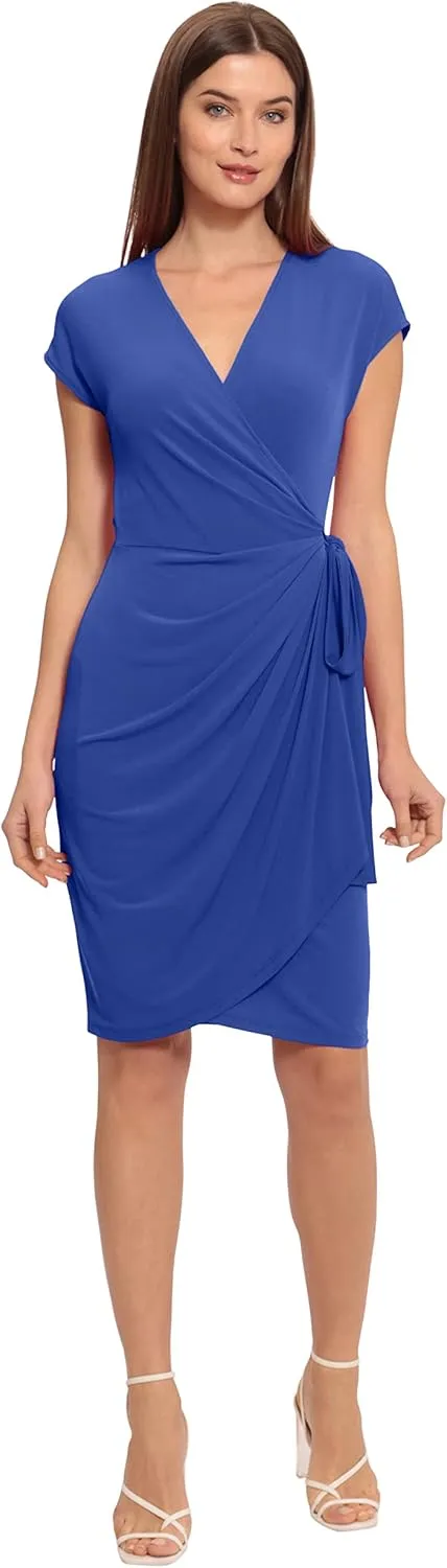 Maggy London Women's Printed Matte Jersey Wrap