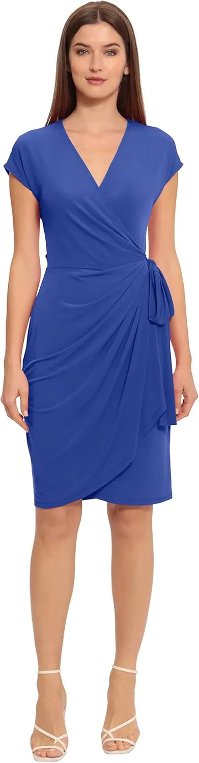 Maggy London Women's Printed Matte Jersey Wrap