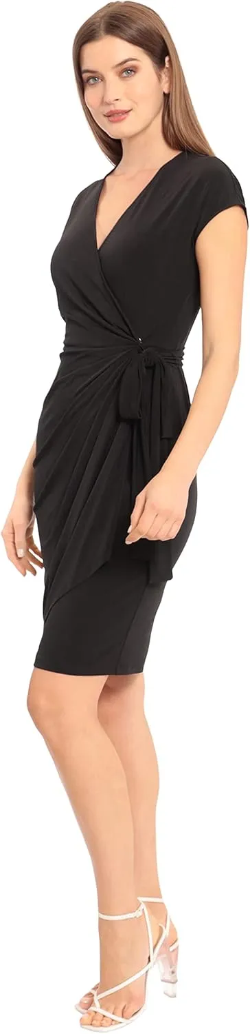 Maggy London Women's Printed Matte Jersey Wrap
