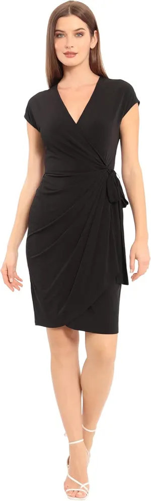 Maggy London Women's Printed Matte Jersey Wrap