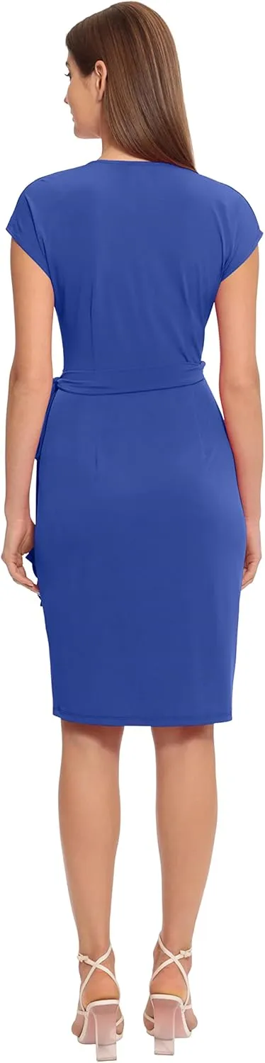 Maggy London Women's Printed Matte Jersey Wrap