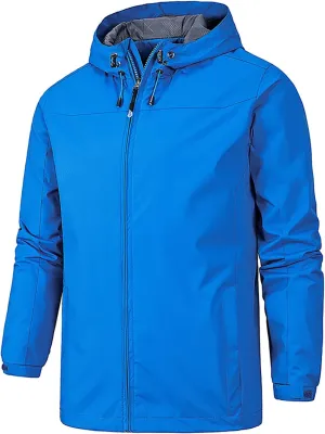 Men's Fashion Jackets Warm Waterproof Puffer Jacket Hooded Windproof Winter Coat Jackets, XL-5XL