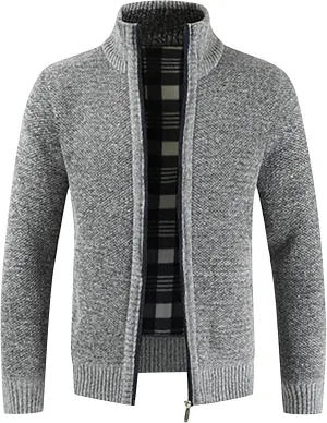 Mens Jackets Autumn and Winter Men's Fashion Loose Cardigan Warm Lapel Hooded Jacket Sweater Jackets