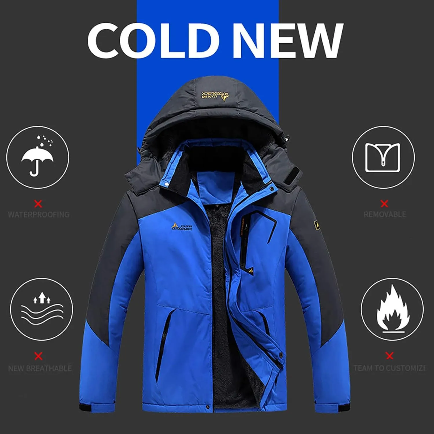 Mens Lightweight Rain Jacket Raincoat Windbreaker Hooded Waterproof Jackets Rain Jackets for Men Waterproof