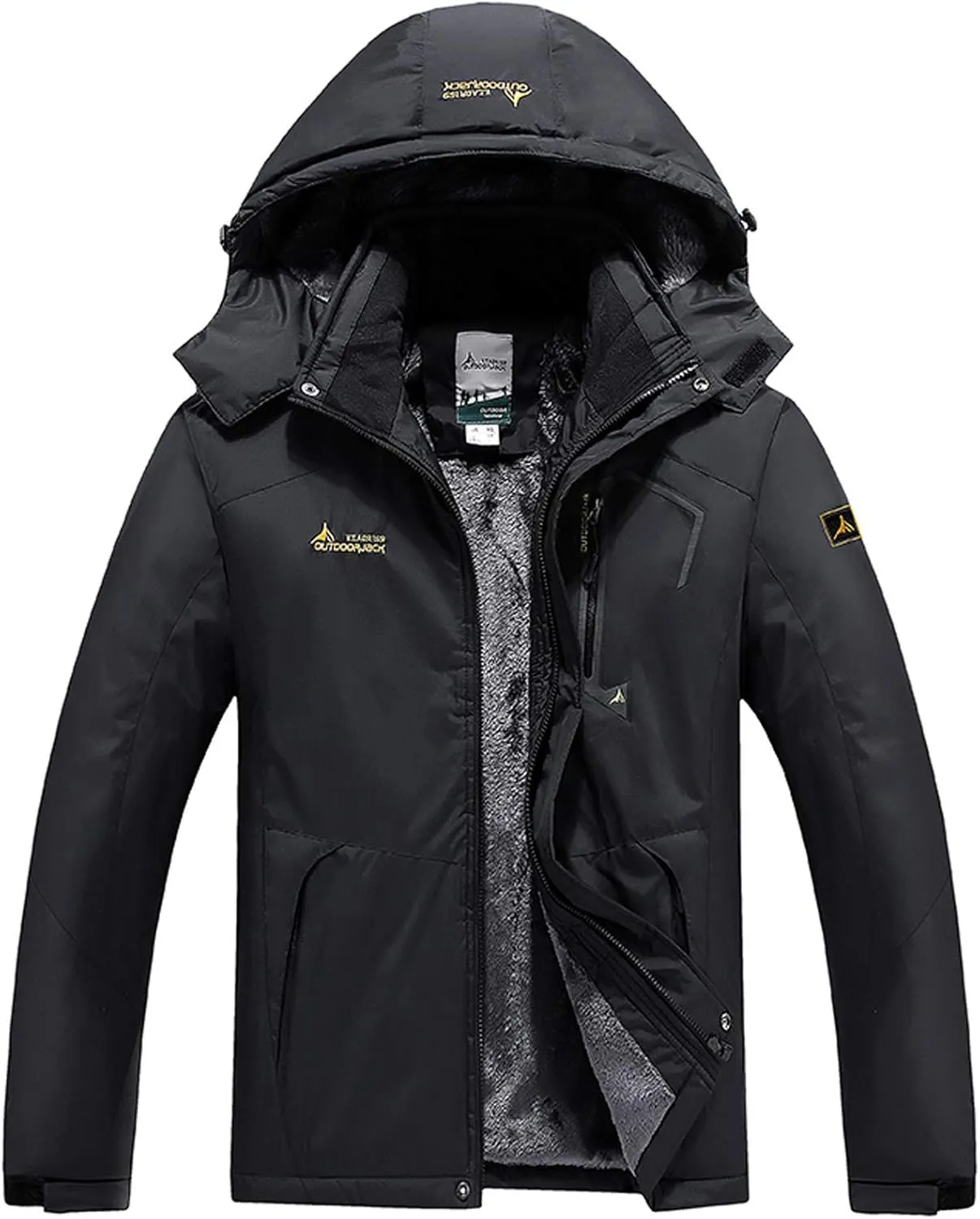 Mens Lightweight Rain Jacket Raincoat Windbreaker Hooded Waterproof Jackets Rain Jackets for Men Waterproof