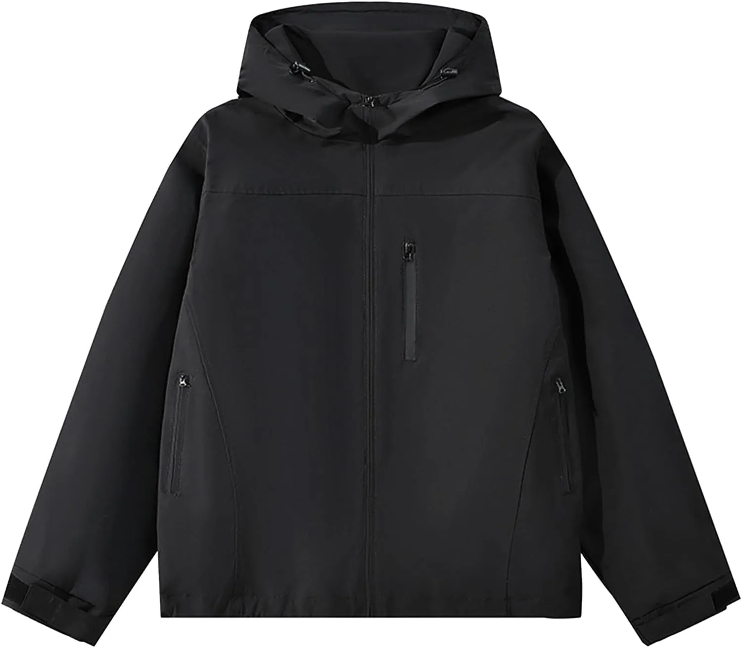 Men's Lightweight Waterproof Rain Jackets Hooded Raincoat Windbreaker Jackets Raincoat for Outdoor Hiking Traveling