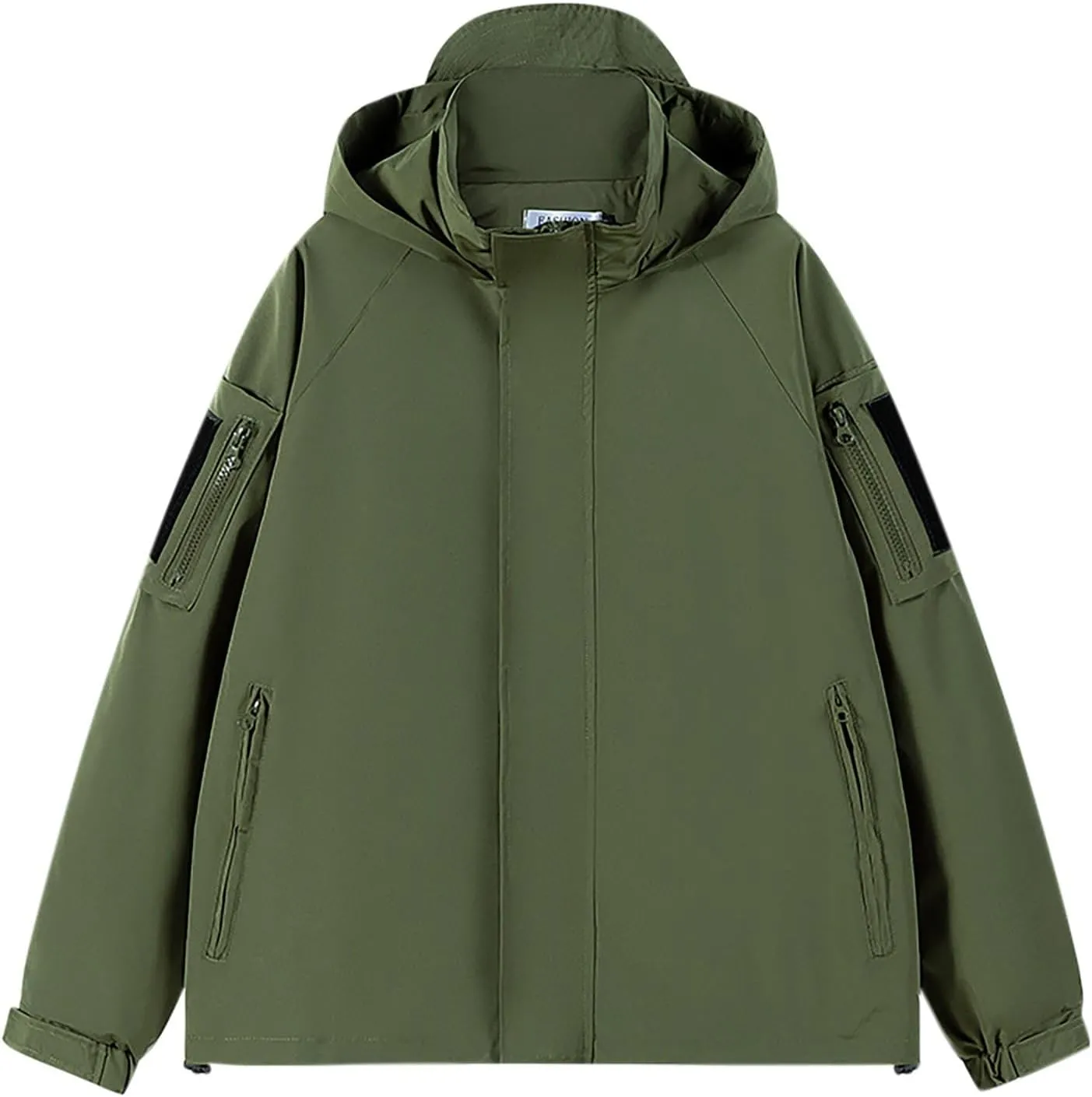 Men's Lightweight Waterproof Rain Jackets Outdoor Sports Trench Softshell Windproof Jackets for Hiking Mountain