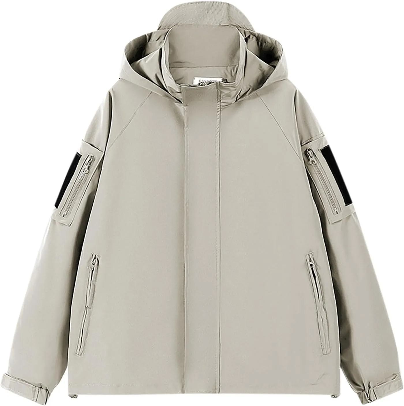 Men's Lightweight Waterproof Rain Jackets Outdoor Sports Trench Softshell Windproof Jackets for Hiking Mountain