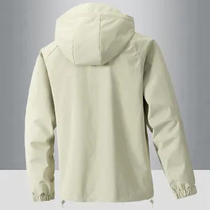 Men's Rain Jackets with Hood Waterproof Windproof Hooded Raincoats Outdoor Hiking Travel Windbreaker Jackets