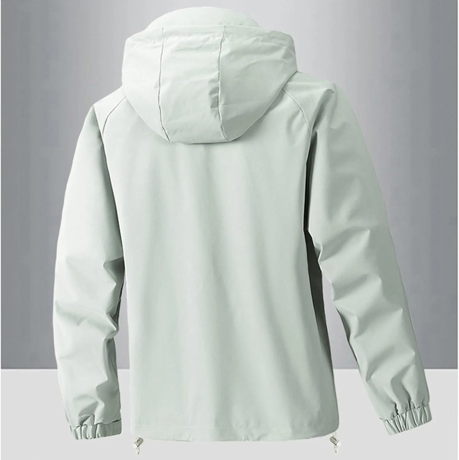 Men's Rain Jackets with Hood Waterproof Windproof Hooded Raincoats Outdoor Hiking Travel Windbreaker Jackets