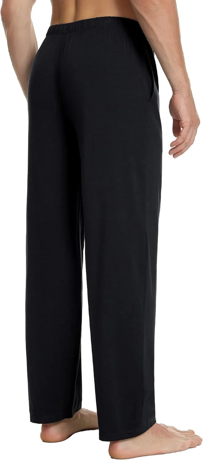 NACHILA Men's Pajama Pants-Viscose Made from Bamboo,Soft Sleep Bottoms Stretchy Sweatpants with Pockets