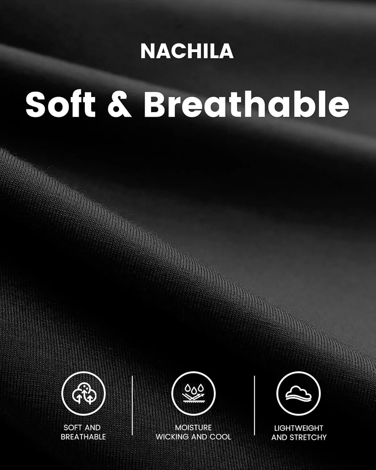 NACHILA Men's Pajama Pants-Viscose Made from Bamboo,Soft Sleep Bottoms Stretchy Sweatpants with Pockets