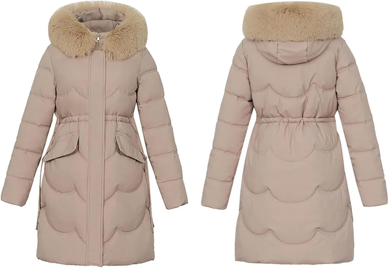 Oversized Fleece Long Coats Jackets for Women Winter Fall Warm Puffer Outerwear Plus Size Trendy Warm Clothes