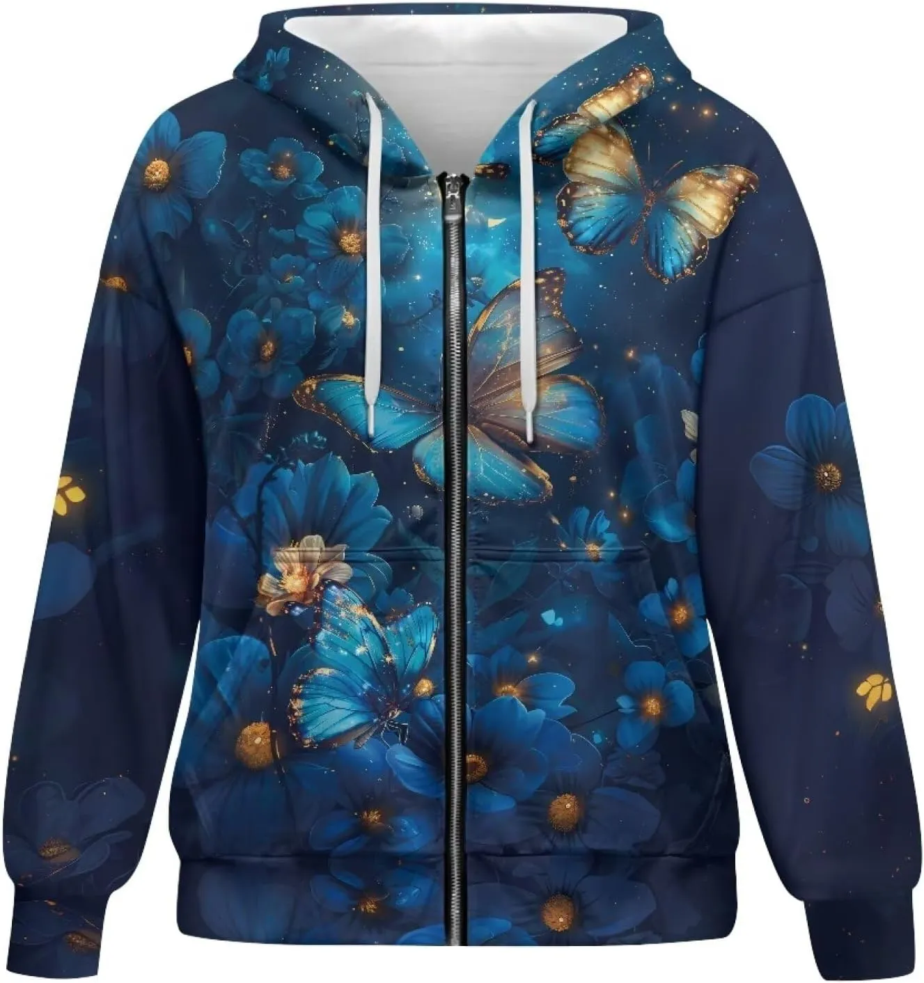 Oversized Sweatshirt for Women Zip Up Hoodies Long Sleeve Fall Outfits Oversized Sweaters Coat Casual Jackets