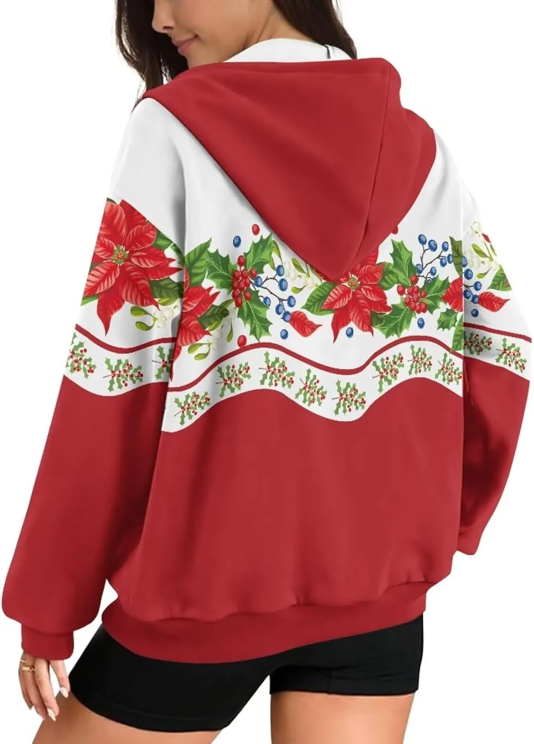 Oversized Sweatshirt for Women Zip Up Hoodies Long Sleeve Fall Outfits Oversized Sweaters Coat Casual Jackets