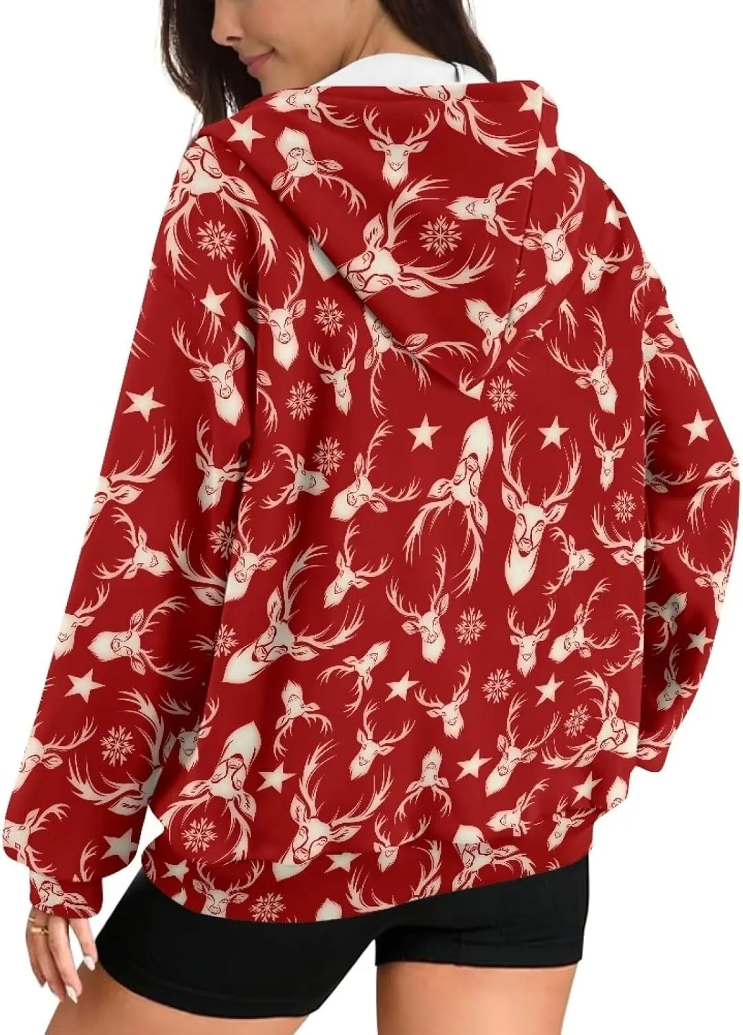 Oversized Sweatshirt for Women Zip Up Hoodies Long Sleeve Fall Outfits Oversized Sweaters Coat Casual Jackets