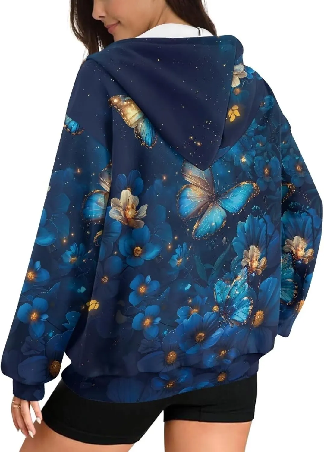 Oversized Sweatshirt for Women Zip Up Hoodies Long Sleeve Fall Outfits Oversized Sweaters Coat Casual Jackets
