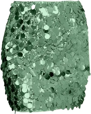 Sequin Skirt for Women Sparkly Glitter Mini Skirt Bottom Dress Club Dress Sexy Sparkly Skirt Shiny Skirt Sequins