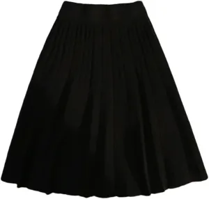 Spring Winter Knitted Pleated Skirts Women's Elastic High Waist A-Line Skirts Casual Slim Short Mini Skirts
