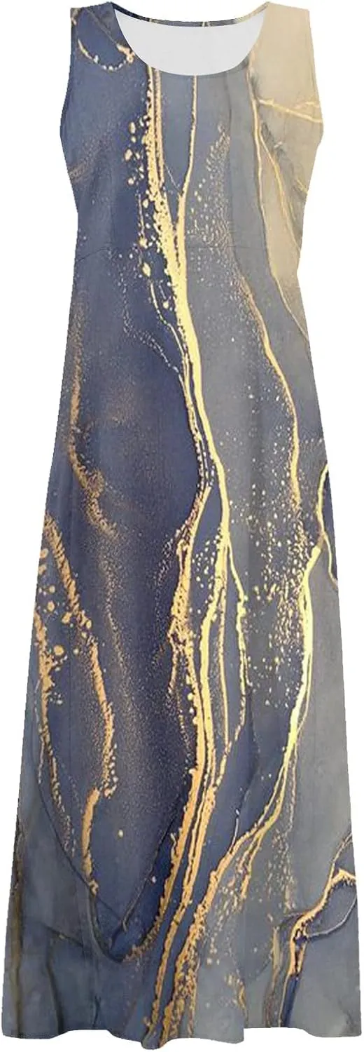 Summer Dresses for Women 2024 Sleeveless Dress Sun Dresses Women Petite Sundresses for Women Midi Dresses for Women
