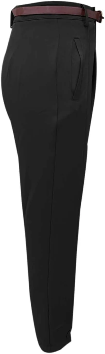 Summer Women High Waist Wide Leg Dress Pants Pleated Front Wide Waistband Elastic Work Casual Long Trousers