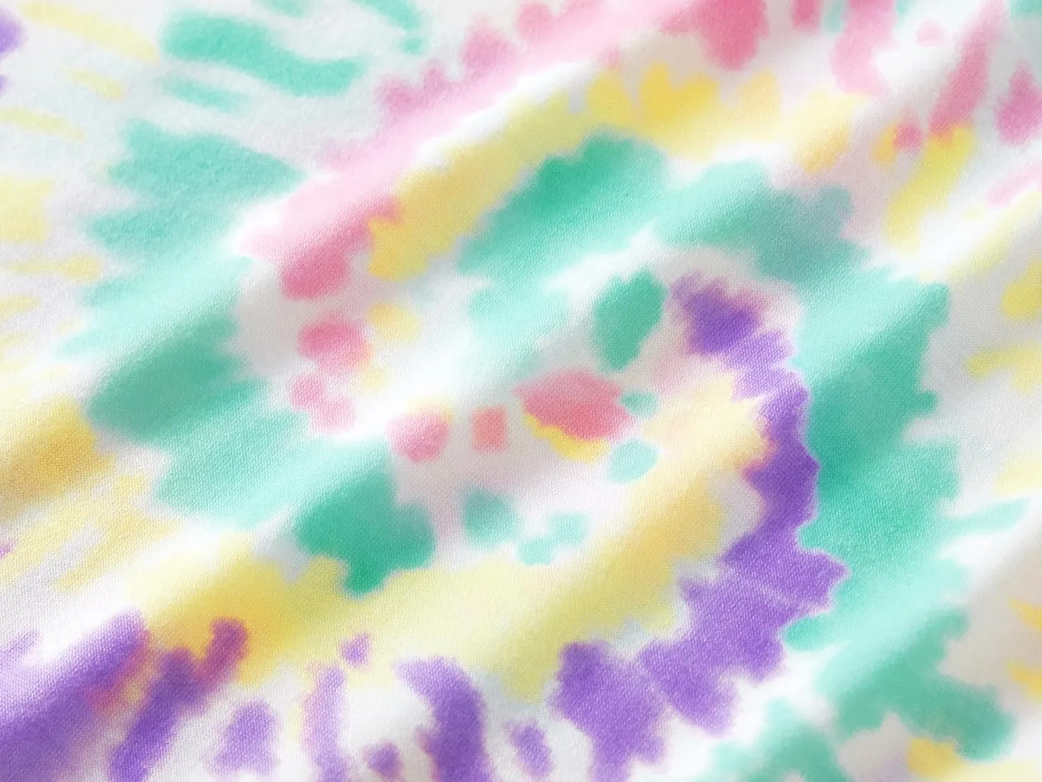 Trendy Tie Dye Spiral Pajamas for Girls 2-Piece Soft Long Sleeve & Pants PJ Set Jammies Size 6-18