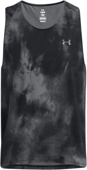 Under Armour Launch Elite Printed Mens Running Vest - Black